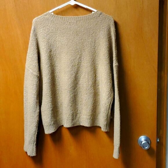 Lumiere Womans Tan Sweater,Size Large - Picture 4 of 4